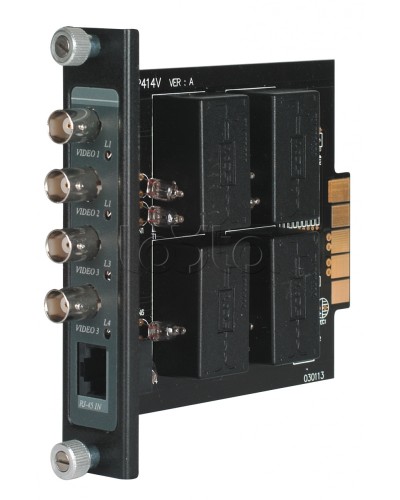 Приемник пассивный 4-х видеосигналов по витой паре, до 600 м SC&T TRP414VH в Коврове Видеоусилители, Модуляторы, Делители Pintop.ru