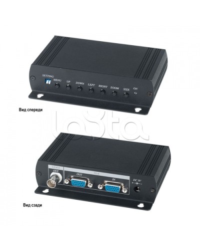 Преобразователь VGA- видеосигнала в аналоговый видеосигнал SC&T VC01 в Коврове Видеоусилители, Модуляторы, Делители Pintop.ru
