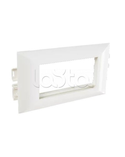 Суппорт с рамкой на 2 поста (45х45) в профиль для кабельных каналов 100х50, 105х50 SPL 100008S в Коврове Аксессуары для кабель-канала Pintop.ru