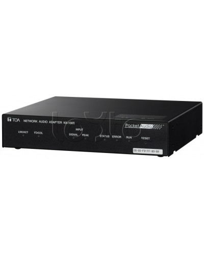 Шлюз передачи аудио, управляющих сигналов через сеть TOA NX-100S W в Коврове Системы оповещения и трансляции TOA Pintop.ru