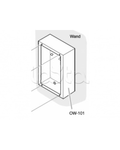 Коробка накладная TOA OW-101 в Коврове Аксессуары для СОУЭ Pintop.ru