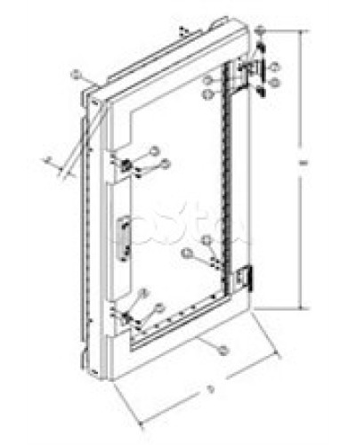 Дверь передняя плексигласовая TOA PGD-22 в Коврове Системы оповещения и трансляции TOA Pintop.ru