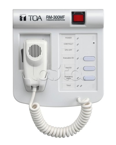 Панель микрофонная пожарная для серии VM-3000 в Коврове Системы оповещения и трансляции TOA Pintop.ru