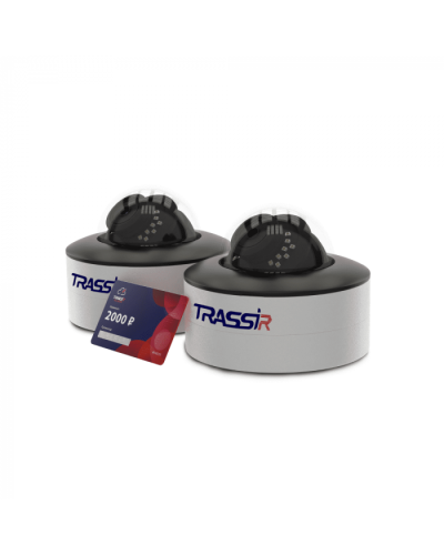 Комплект облачного видеонаблюдения TRASSIR W2D5Street в Коврове IP-камеры Pintop.ru