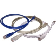 Патч-корд RJ45 TWT UTP кат.5e, с заливными колпачками, 10 м, серый TWT TWT-45-45-10-GY