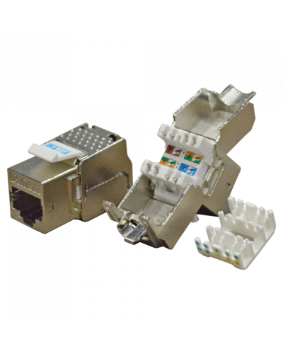 Модуль Keystone RJ45, Cat.5E, STP, 180 градусов TWT (TWT-OK45STP180/5E) в Коврове Модули Keystone Pintop.ru