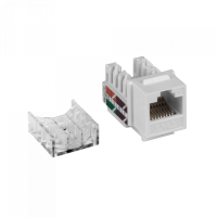 Модуль Keystone RJ45, Cat.5E, UTP, 90 градусов, белый TWT (TWT-OK45UTP/5E-WH)