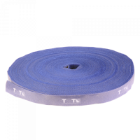 Хомут-липучка шириной 20 мм, 30 м, синий TWT (TWT-VCM30M-BL)