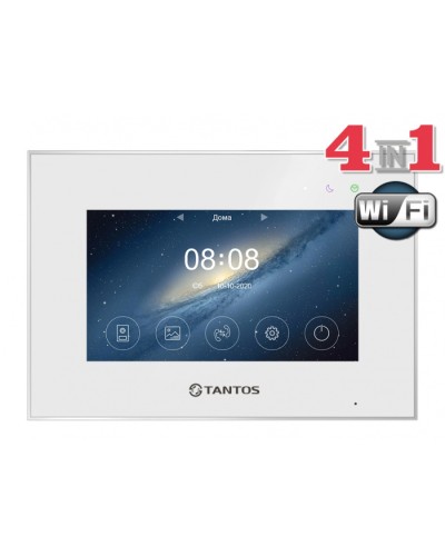 Монитор цветного видеодомофона Tantos Marilyn HD Wi-Fi IPS (White) в Коврове Абонентские видеоустройства Pintop.ru