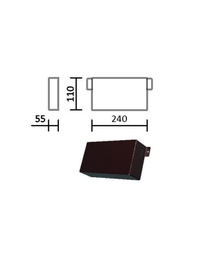 Монтажный кожух Vizit МК-400CB в Коврове Аксессуары для многоабонентных систем Pintop.ru