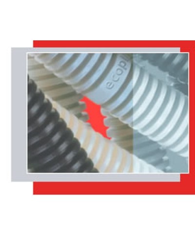 Труба гофр. ПВХ 16 мм (100 м) Экопласт (10016) в Коврове Труба гофрированная Pintop.ru