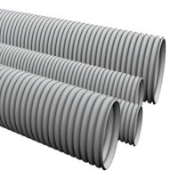 Труба ПВХ гофрир. легкая, диам 50мм Экопласт 10050