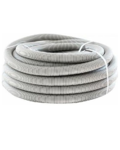 Труба гофр. ПНД HF 50 мм с зондом лёгкая серый (15 м) ОКЛ Экопласт 20150HF в Коврове Труба гофрированная Pintop.ru