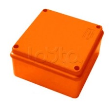 Коробка огнестойкая 100х100х55, 5P, (2,5-16 мм2), без галогена Экопласт 42037HF