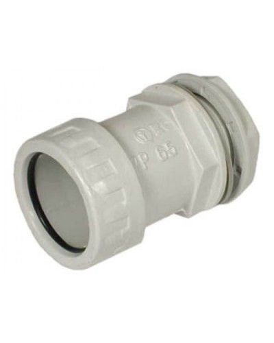 Муфта «труба-коробка» D25 мм , без галогена Экопласт 42725HF в Коврове Аксессуары для труб (ОКЛ) Экопласт Pintop.ru