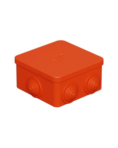 Коробка огн. E110, о/п 85х85х50мм,без галогена, 12 вых., IP55, 5P, оранж. Экопласт (43221HF) в Коврове Распределительные коробки Pintop.ru