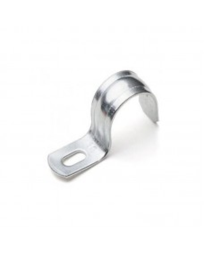 Скоба оцинк. с одним отверстием, для трубы D25мм (5шт) Экопласт 43725-5 в Коврове Держатели, клипсы, скобы Pintop.ru