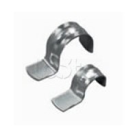 Скоба оцинкованная однолапковая без монтажного отверстия, для трубы D50мм (1уп = 50шт) Экопласт (43751)