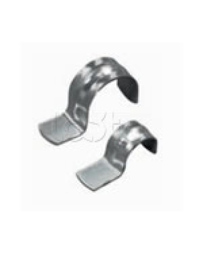 Скоба оцинкованная однолапковая без монтажного отверстия, для трубы D50мм (1уп = 50шт) Экопласт (43751) в Коврове Держатели, клипсы, скобы Pintop.ru