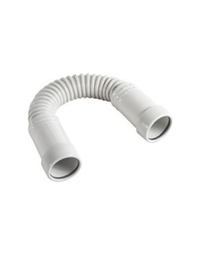 ТТ20 Поворот гибкий гофрированный труба-труба D20 мм (1уп=20шт) Экопласт (44320-20) в Коврове Повороты, муфты, тройники Pintop.ru