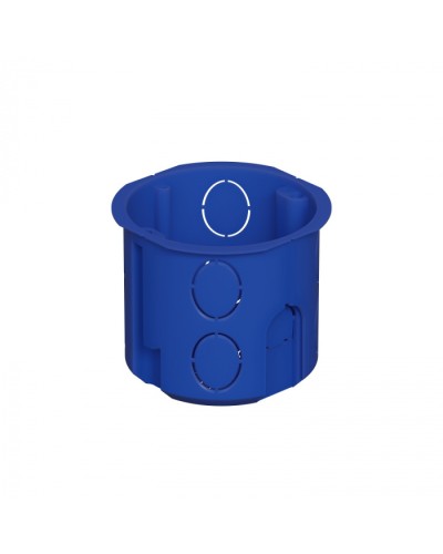 Коробка установочная D68x62мм межцентр. 71мм, IP20, цвет синий Экопласт (44658) в Коврове Распределительные коробки Pintop.ru