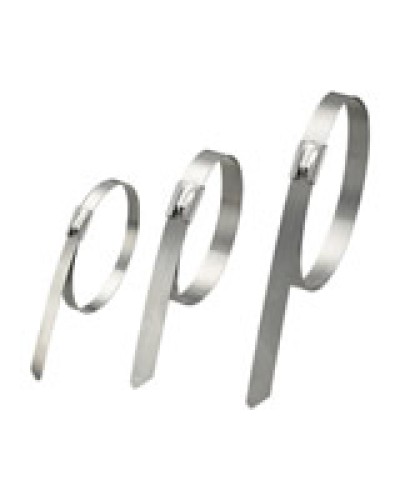 Хомут кабельный стальной 4,6x300 мм (50 шт/уп) Экопласт 45330 в Коврове Крепежные изделия Pintop.ru