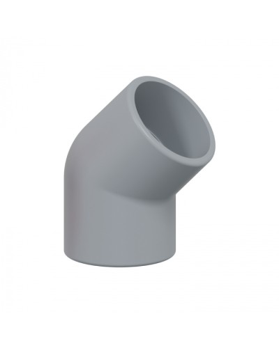 Поворот 45гр., дляаспирационной системы D25мм, АБС, цвет серый (10шт) Экопласт (49225-10GR) в Коврове Пожарные извещатели Pintop.ru