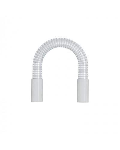 Гибкий переход для трубы диам. 25мм, длина 30см, цвет белый (49415W) в Коврове Повороты, муфты, тройники Pintop.ru