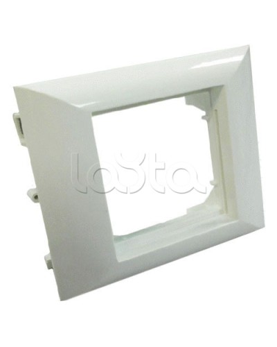 Суппорт для розетки 45х45 на 2 модуля для кабель-канала серии ARC-LAN Экопласт 573909 в Коврове Аксессуары для кабель-канала Pintop.ru