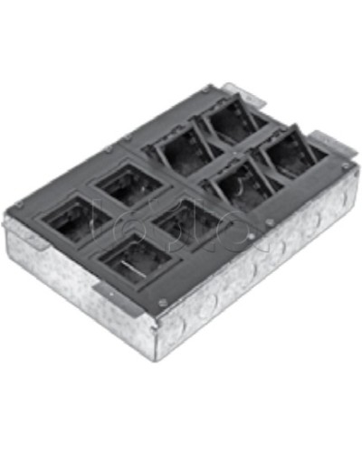 Люк в пол на 8 модулей с суппортом и коробкой Экопласт 70083 в Коврове Системы лючков и колонн Pintop.ru