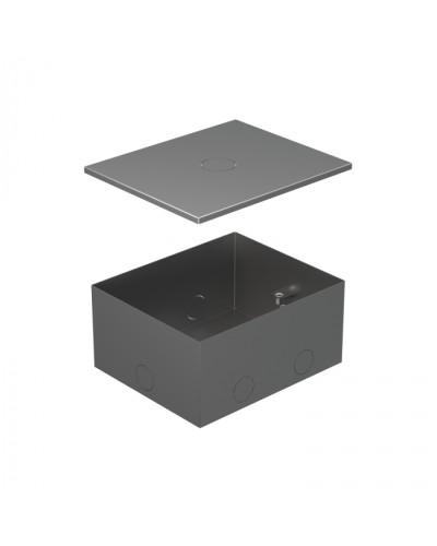 BOX/4 Металлическая коробка с крышкой для заливки в пол 159,6х133,6х75мм для люков 70040 Экопласт (70141) в Коврове Системы лючков и колонн Pintop.ru