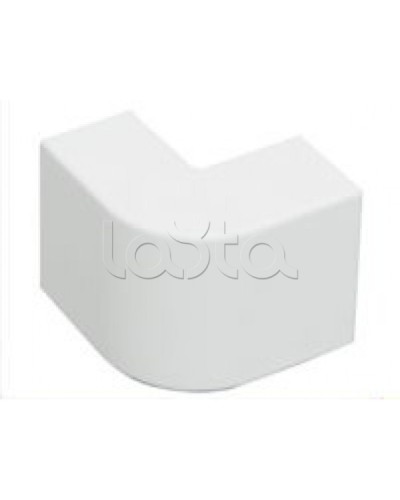 Угол внешний плавный стандарт TIA 40x25 мм Экопласт 72208R в Коврове Аксессуары для кабель-канала Pintop.ru