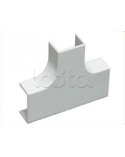 Угол Т-образный плавный стандарт TIA 40x16 мм Экопласт 72406R в Коврове Аксессуары для кабель-канала Pintop.ru