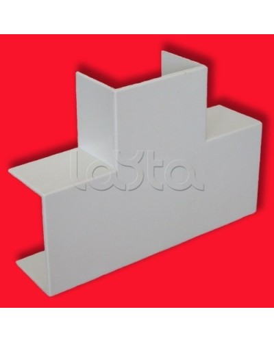 Угол Т-образный для кабель-канала МЕХ, для сечения 20x12,5 Экопласт 72414 в Коврове Аксессуары для кабель-канала Pintop.ru