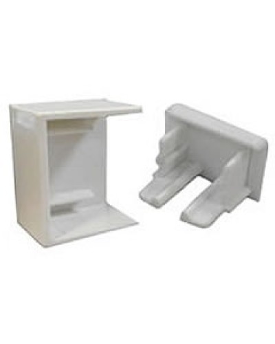 Заглушка для кабель-канала МЕХ, для сечения 20x10 Экопласт 72801 в Коврове Аксессуары для кабель-канала Pintop.ru