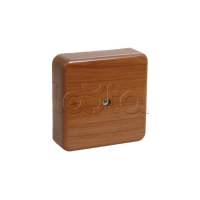 Коробка распред. для о/п, для монт. пистолета 140x75x40мм, (корич.) Экопласт 72933B