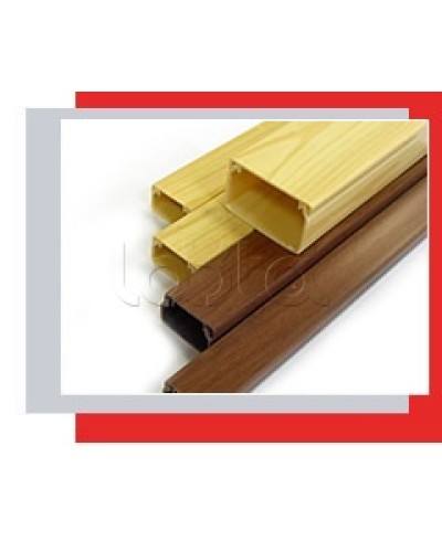 Миниканал 20x10 серия MEX с текстурой дерева (орех) Экопласт 77001N-2 в Коврове Кабель-канал Pintop.ru