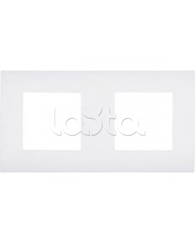 Накладка розетки телефонной или компьютерной 22,5х45 мм под рамку LK45 Экопласт (854204) в Коврове Аксессуары для кабель-канала Pintop.ru