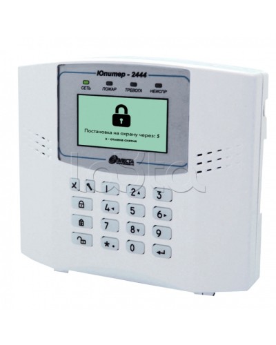 Устройство оконечное объектовое Элеста Юпитер-2444 (УОО Юпитер-4 IP/GPRS, ЖК-экран) в Коврове Приемно-контрольные приборы Pintop.ru