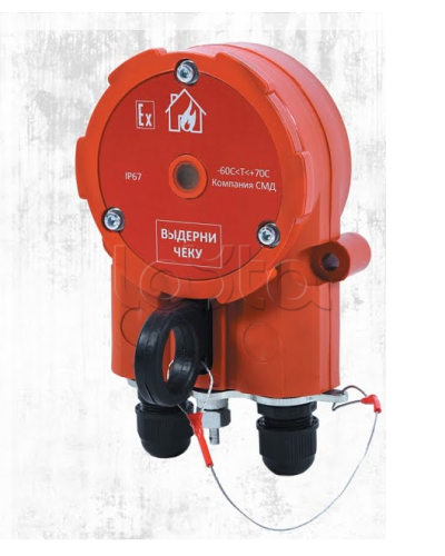 Извещатель пожарный ручной взрывозащищенный Эпотос ИПР 535 ХАЛЗАН Ех - АМ в Коврове Пожарные извещатели (Ex) Pintop.ru