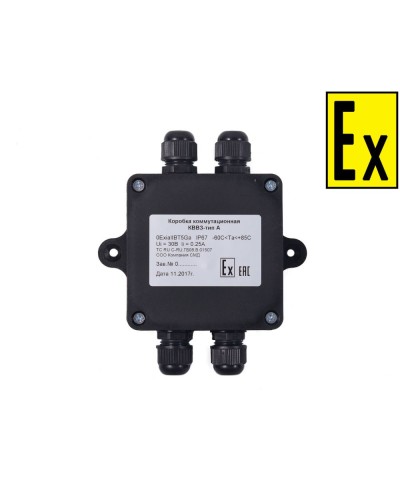 Коробка Эрвист КВМК Exi - П 101004 в Коврове Комутационные взрывозащищенные коробки Pintop.ru