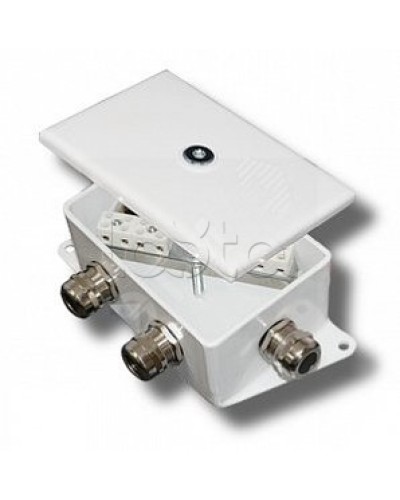 Коробка монтажная огнестойкая Гефест КМ-О (10к)-IP66-d, четыре ввода 120х80х68 в Коврове Распределительные коробки Pintop.ru