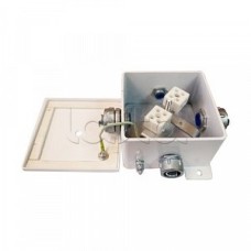 Коробка монтажная огнестойкая Гефест КМ-О (2к)-IP66-120х120, шесть вводов