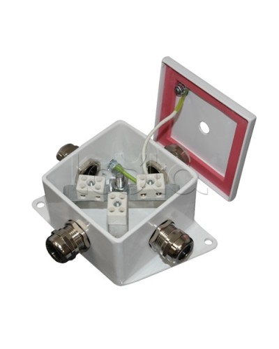 Коробка монтажная огнестойкая Гефест КМ-О (2к)-IP66, четыре ввода 80х80х68 в Коврове Распределительные коробки Pintop.ru