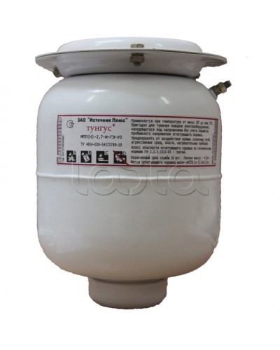 Модуль порошкового пожаротушения термостойкого исполнения Источник-плюс Тунгус-МПП(Н-Т1)-2,7(н)-И-ГЭ-У2 в Коврове Модули порошковые Pintop.ru