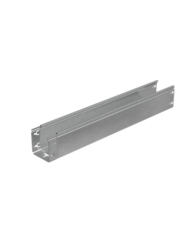 Лоток неперфорированный 100х100х1,2 L4000 мм Быстрый монтаж ПЛЮС КМ-профиль (LNplus100-100-1.2-4000) в Коврове Кабельные лотки Pintop.ru