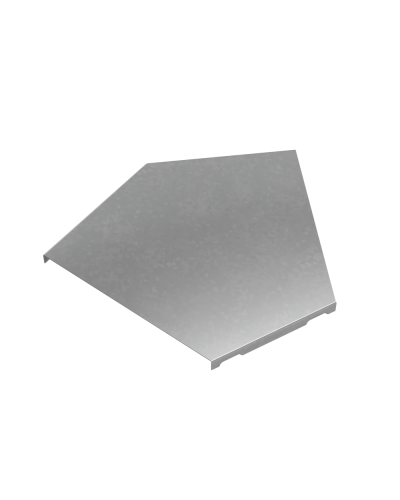 Крышка горизонтального угла 45 гр. 200 мм ПЛЮС HD85 КМ-профиль (KGLplus45-200 HD85) в Коврове Аксессуары для лотков Pintop.ru