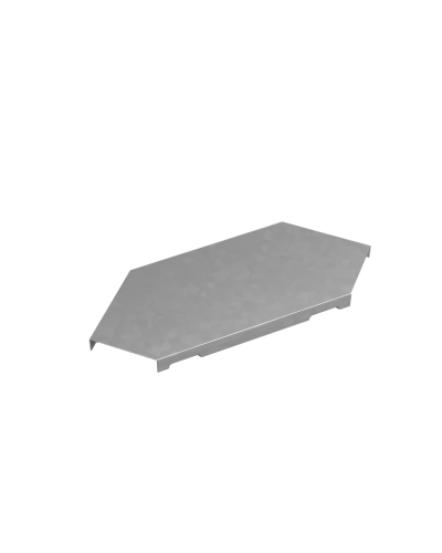 Крышка горизонтального угла 90 гр. 50 мм ПЛЮС HD85 КМ-профиль (KGLplus90-50 HD85) в Коврове Аксессуары для лотков Pintop.ru