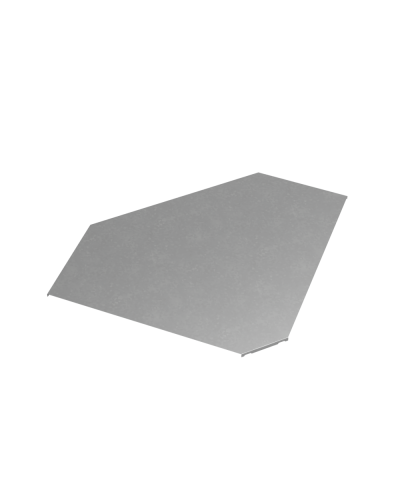 Крышка горизонтального угла 90 гр. 600 мм ПЛЮС КМ-Профиль (KGLplus90-600) в Коврове Аксессуары для лотков Pintop.ru