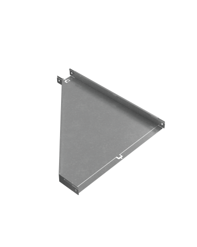 Переходник правый 50х100-600 мм ПЛЮС HD КМ-Профиль (PDplus50-100-600-R HD) в Коврове Аксессуары для лотков Pintop.ru